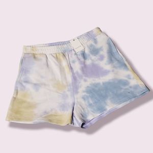Elodie Women's High Rise Tye-Die Shorts Size Large